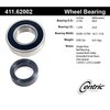 Centric Parts Premium Axle Shaft Bearing Assembly, 411.62002 411.62002